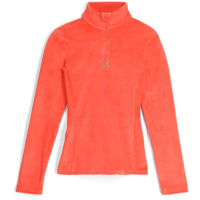 Womens Shimmer Fleece Half Zip