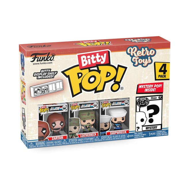 Bitty Pop: Retro Toys  gi Joe 4pk¿