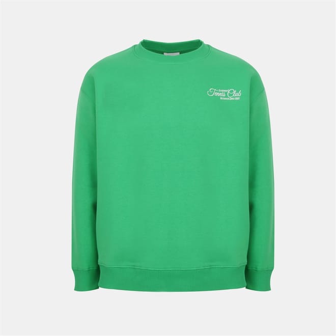 Tennis Club Crew Neck Long Sleeve Sweatshirt