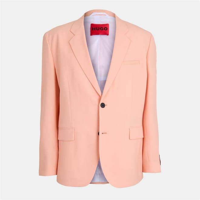 Kris Solid Patterned Lapel Collared Blazer