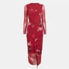 Mesh Midi Dress