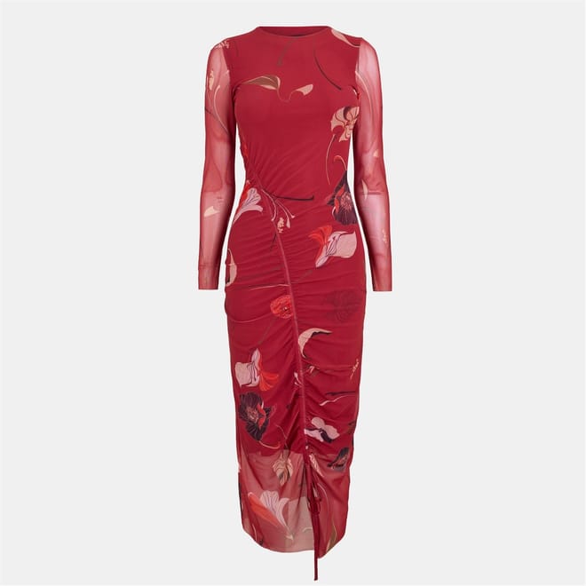 Mesh Midi Dress