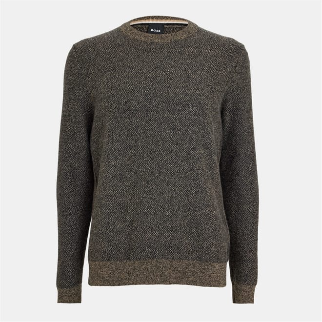 Crew Neck Long Sleeve Regular Fit Sweater