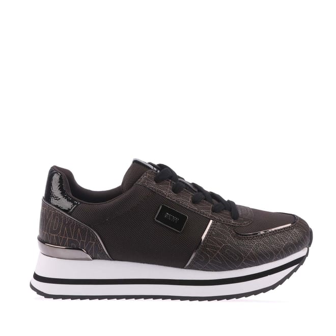 Davie Lace Up Wedge Trainers