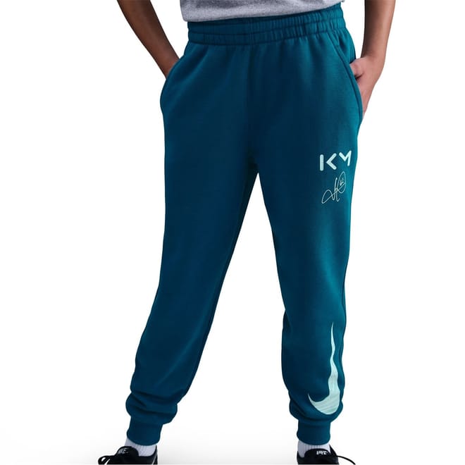 Km Solid Patterned Fleece Joggers