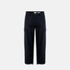 Solid Straight Cargo Trousers