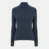 Womens Long Sleeve Quarter Zip Top