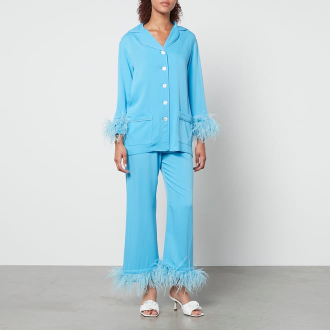 Party Pajama Set With Detachable Feathers