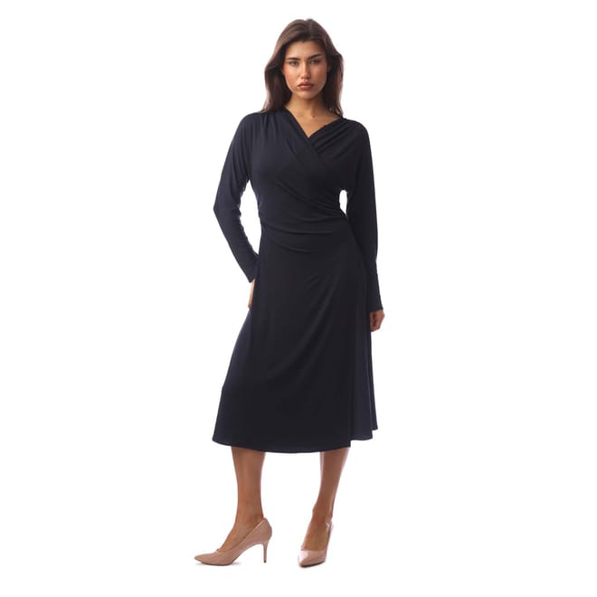 Ettita Wrap Front Dress