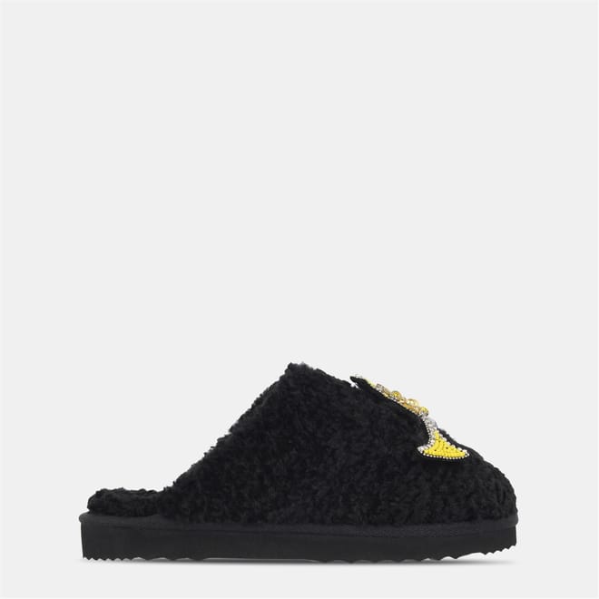 Flamingo Embellished Slider Slipper