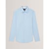 Collared Neck Long Sleeve Point Collar Shirt