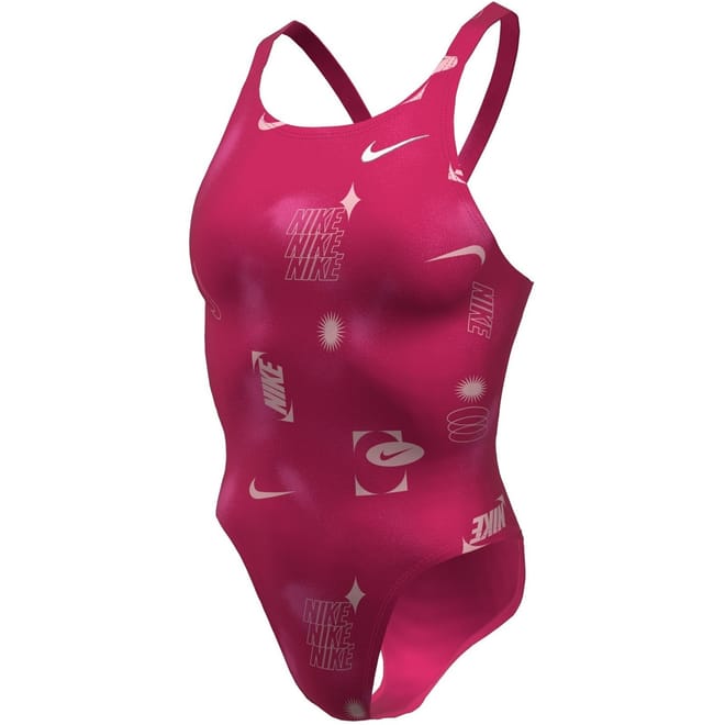 Mp Fastback Snug Fit Lettering Logo Swimsuit