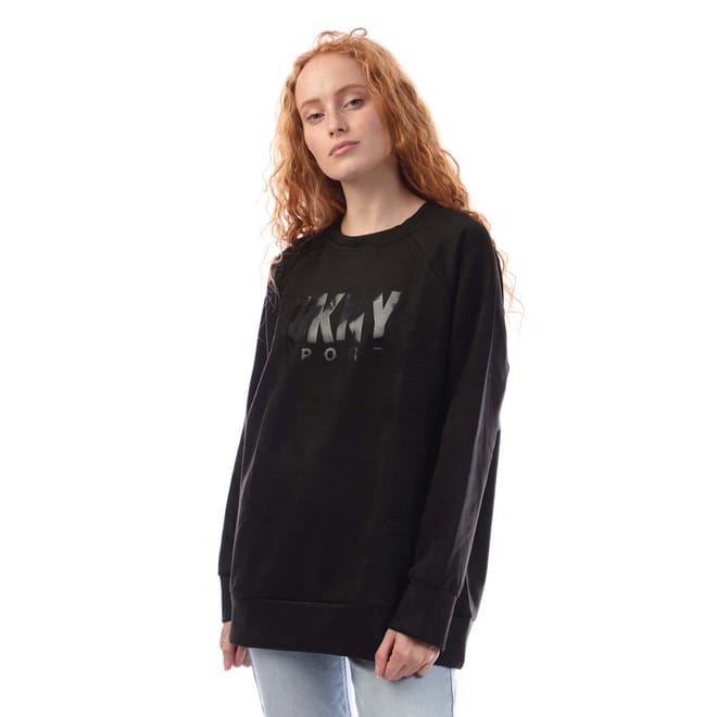 Sueded Scuba Pullover Sweatshirt