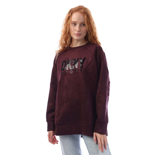 Sueded Scuba Pullover Sweatshirt