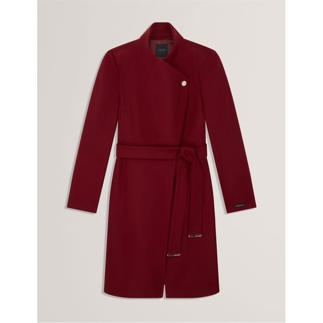 Rose Belted Midi Coat