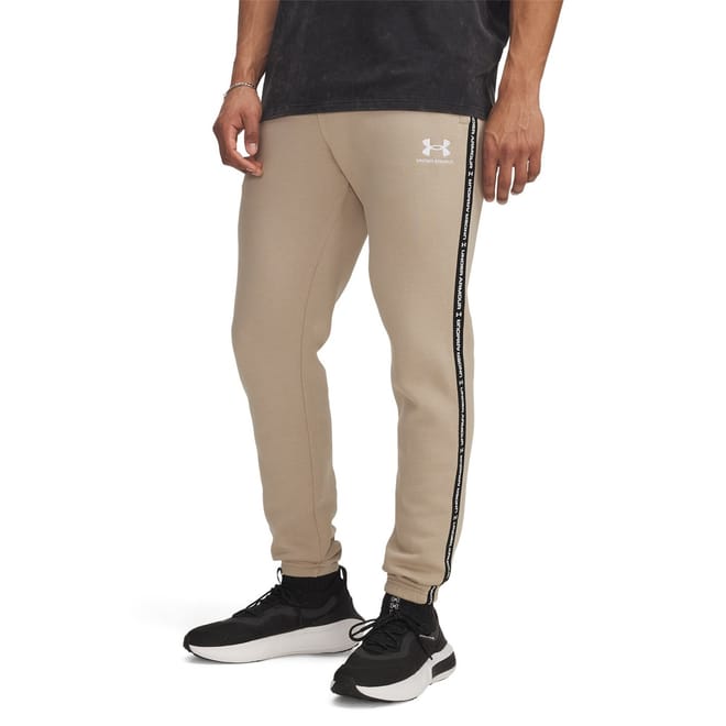 Icon Fleece Solid Patterned Slim Joggers