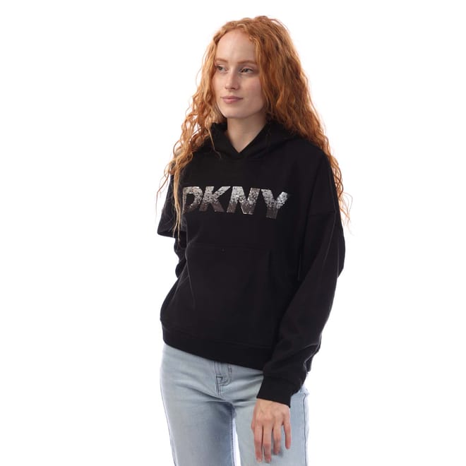 Sequin Logo Hoody