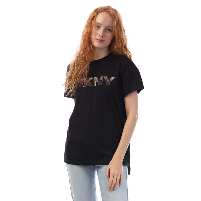 Sequin Logo T-Shirt