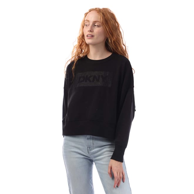 Rhinestone Crosswalk Crew Sweatshirt