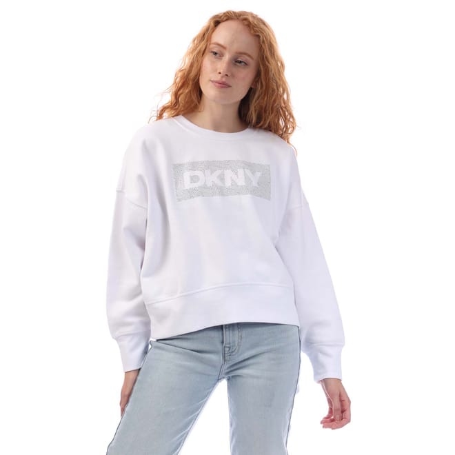 Rhinestone Crosswalk Crew Sweatshirt