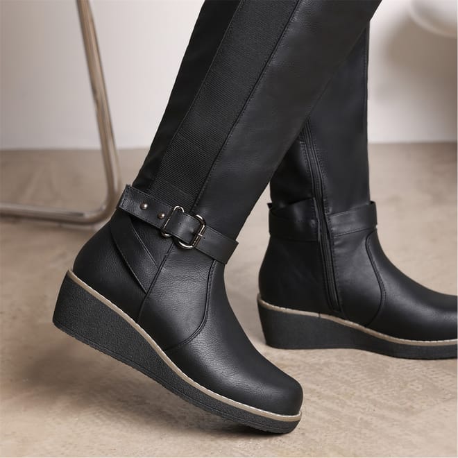 Ayleen Knee High Wedge Boots