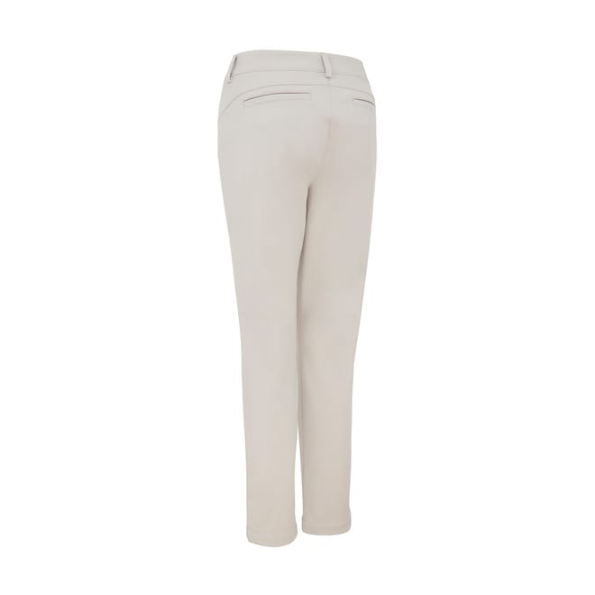 Thermal Solid Patterned Straight Trousers