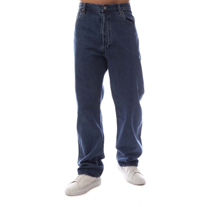 501 Original Stonewash Straight Leg Jeans