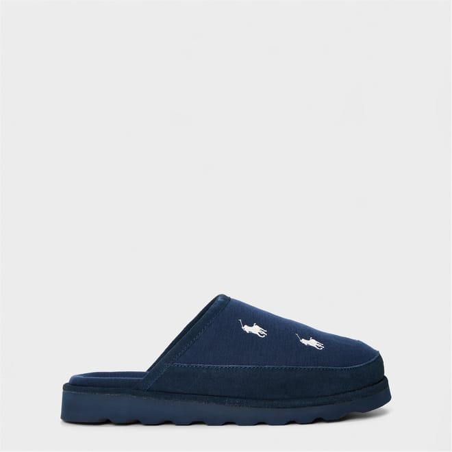 Read Scuff All Over Logo Mules