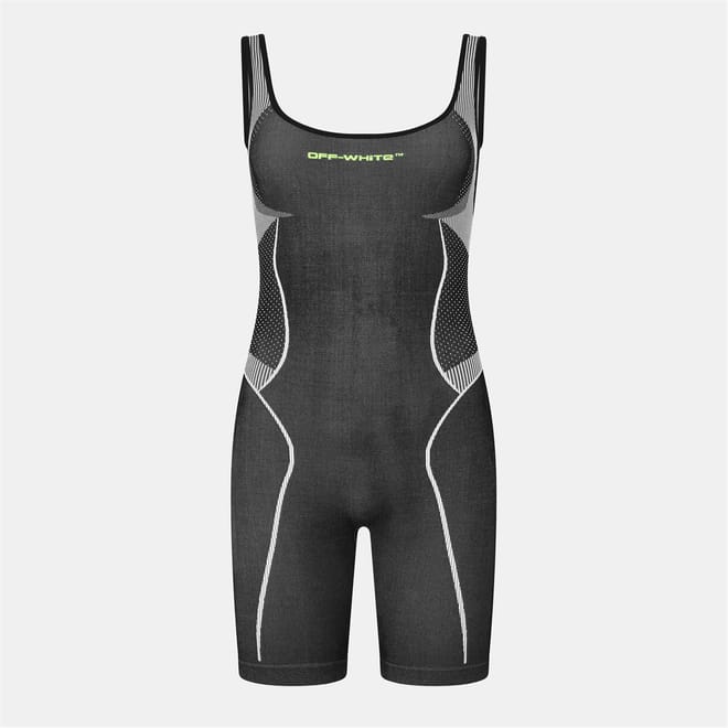 Scoop Neck Geometric Patterned Sleeveless Unitard Jumpsuit