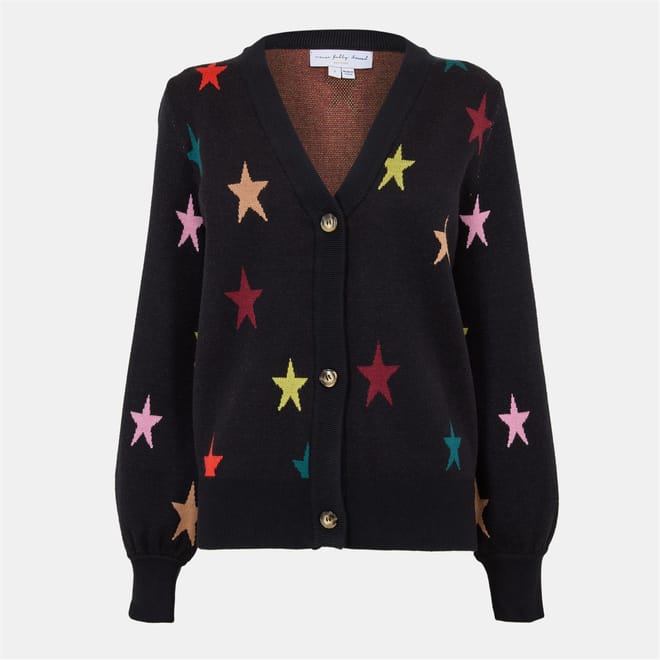 V-Neck Long Sleeve Bishop Sweater