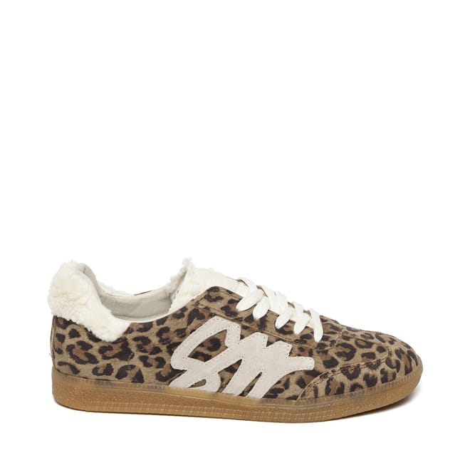 Elora Leopard Patterned Low Top Sneakers