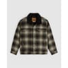 Sherpa Plaid Patterned Shirt Collared Jacket