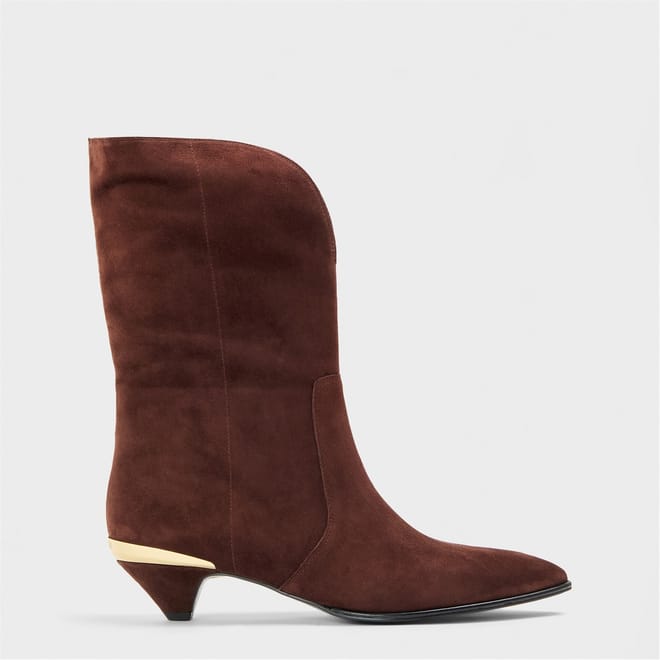 Golden Western Almond Toe Boots