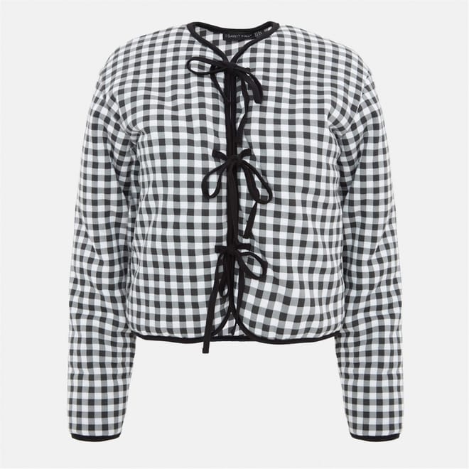 Tie Detail Jacket