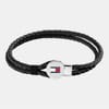 Hilfiger Men’s Braided Leather Bracelet