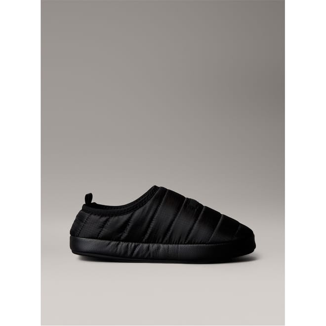 Puffer Moccasin Slippers with Closed Toe