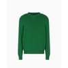 Exchange Crew Neck Ribbed Collar Long Sleeve Sweater