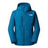 Descendit Hooded Full Zipper Ski Jacket with Chest Pocket