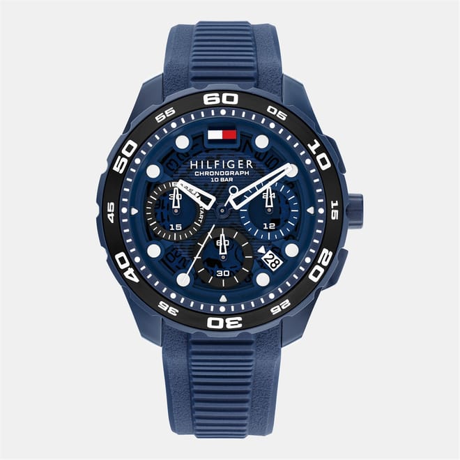 Hilfiger Mens Regatta Silicone Watch