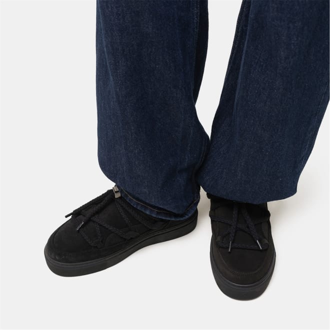 Classic Low Snug Boots Lace Up Flats