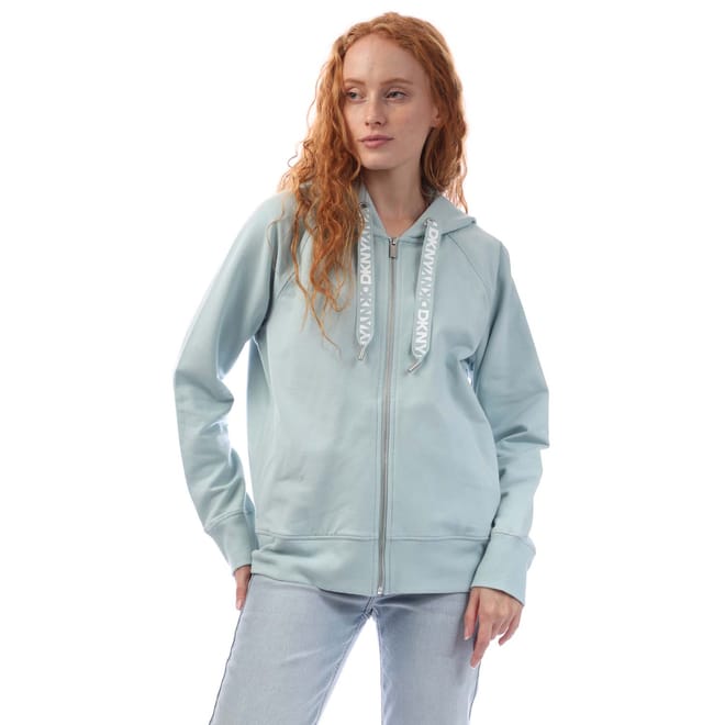 Two Tone Logo Zip Sweat Jacket