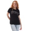 Arched Varsity Rhinestone Logo  T-Shirt