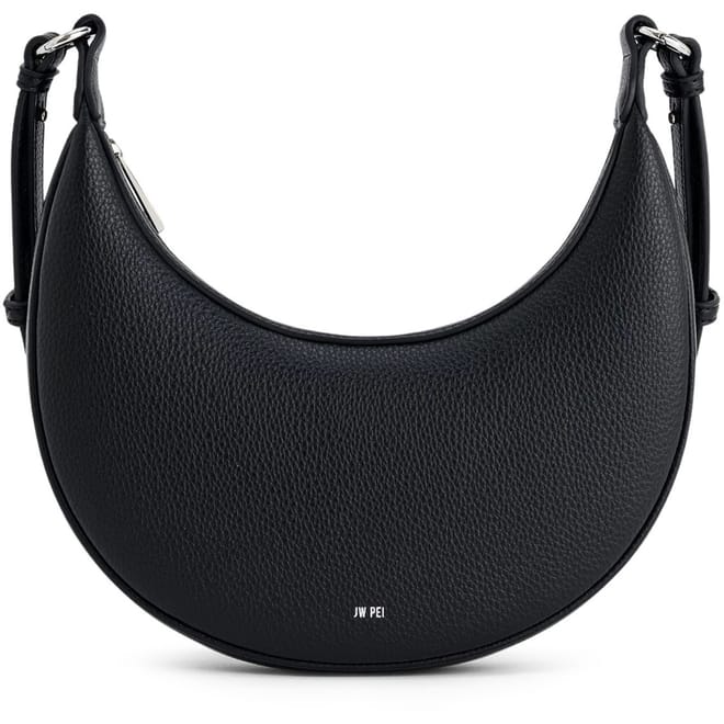 Carly Crescent Shape Cross Body Bag with Logo