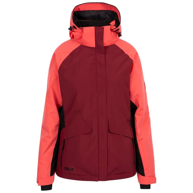 Hooded Color Block Ski Jacket
