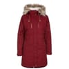 Faithful Hooded Solid Patterned Parka Coat
