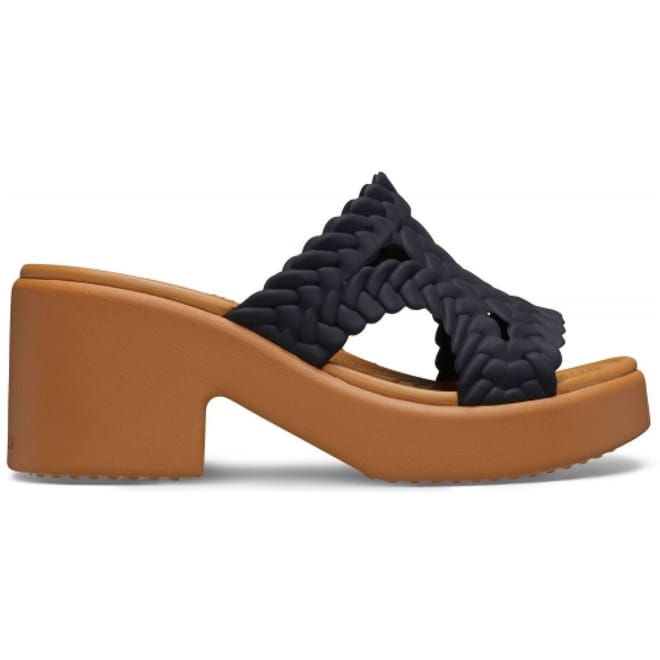 Brooklyn Woven Open Toe High Heel Mules