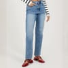 Womens Straight Leg Denim Jeans