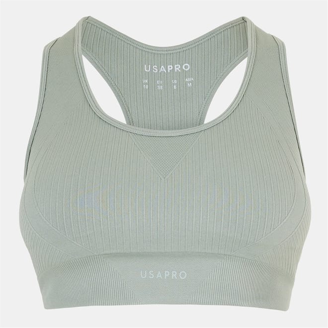 Seamless Crop Sports Bra