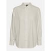Button Placket Collared Neck Long Sleeve Shirt