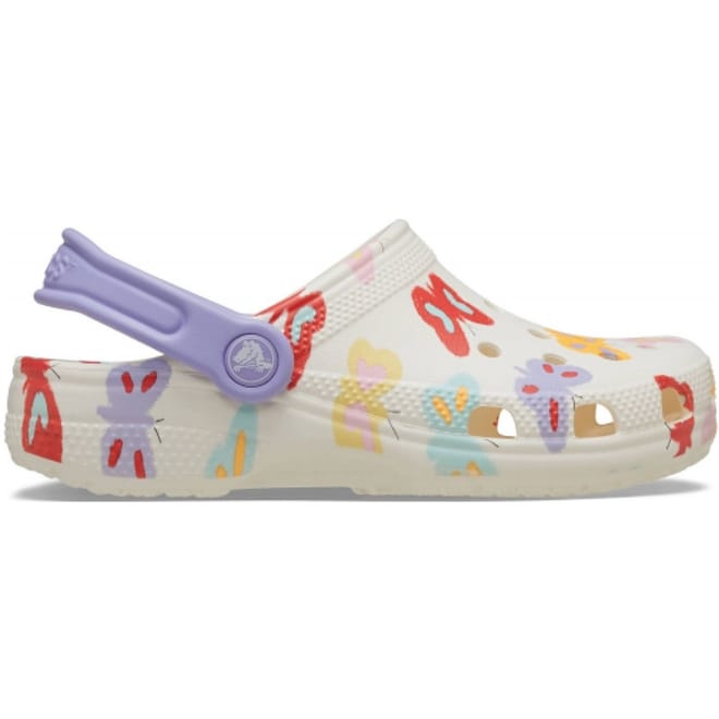 Classic Butterfly Cartoon Print Shuv Clogs